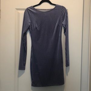 Blue mini dress - NEW - Forever 21 Velvet